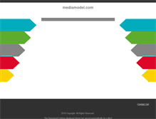 Tablet Screenshot of mediamodel.com